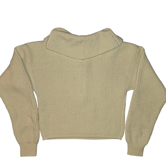 For love and lemons Cream Cropped sweater -Small #66 - Picture 4 of 7